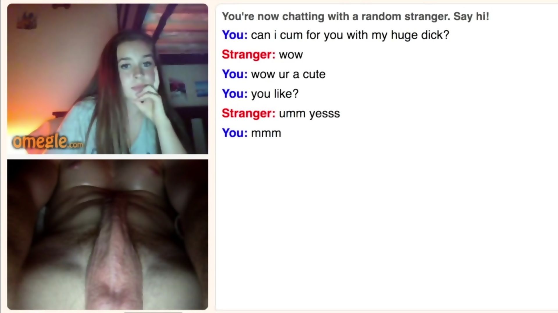 Omegle red head