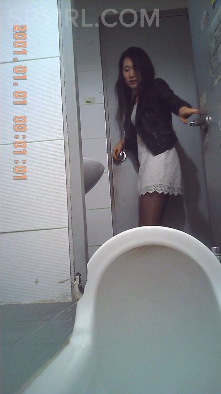Asian bathroom voyeur