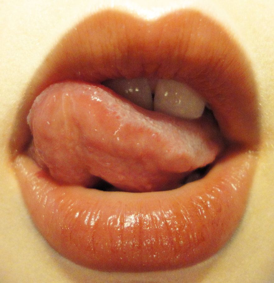 Sexy mouth tongue