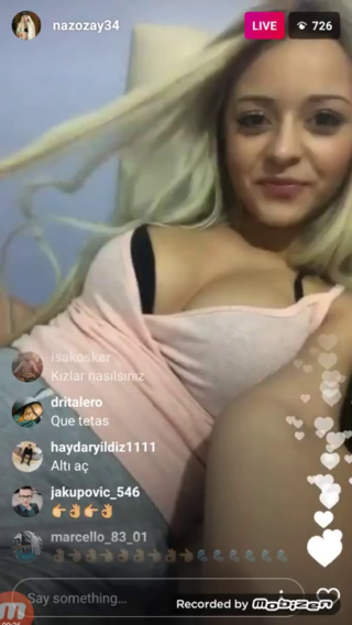 Instagram live nudes