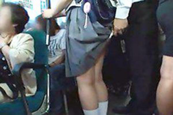 Schoolgirl groped bus