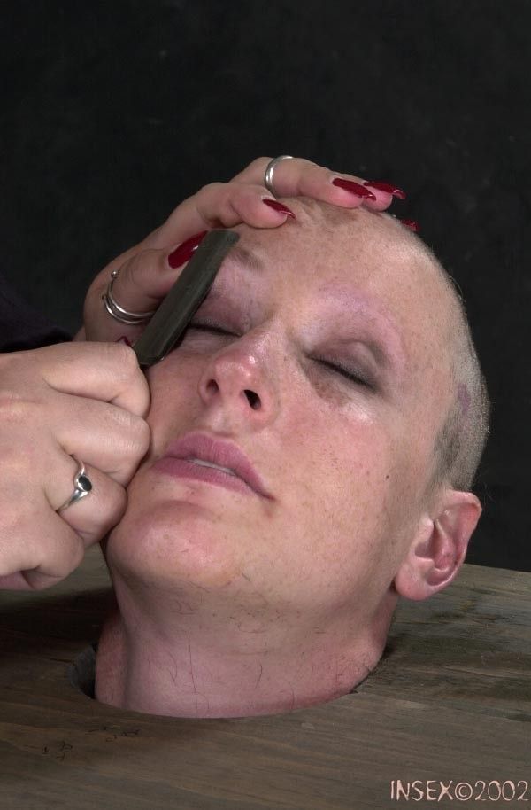 Foul P. reccomend head shave bondage