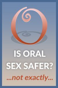 Mens risks from receivng oral sex