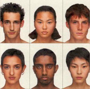 Facial structure race