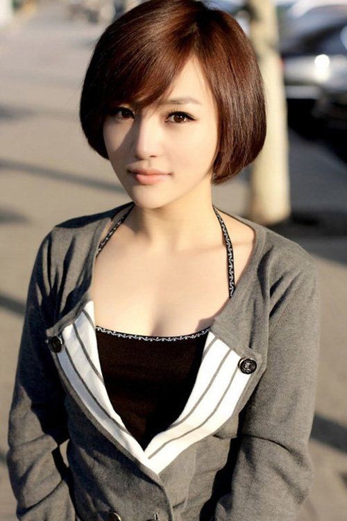 Asian hair short style