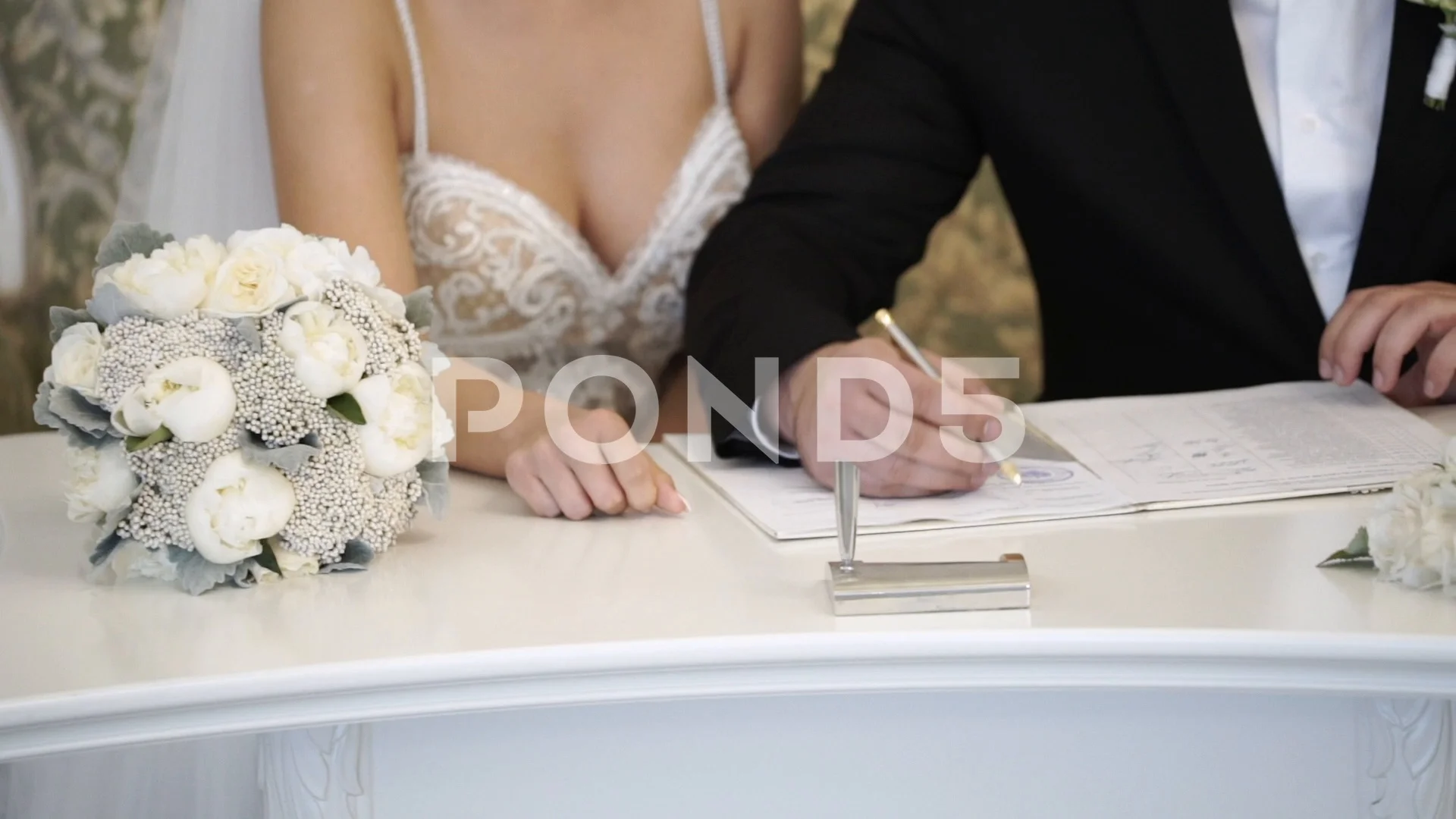 Bride documents that belonged to