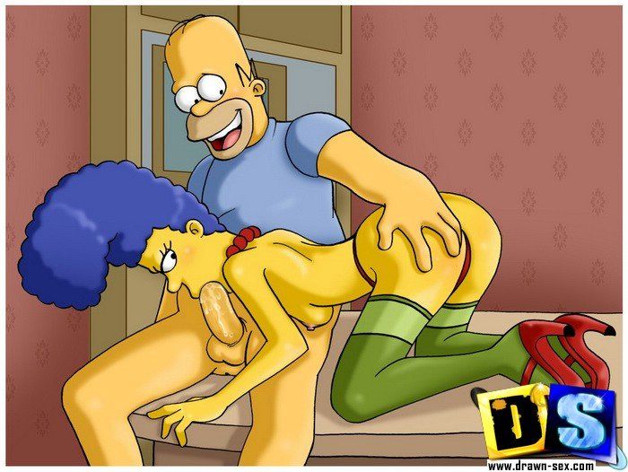 Marge sucking cock