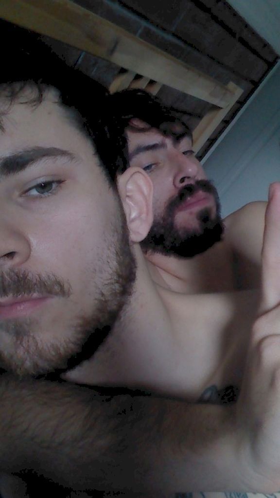 Beard man nude sex