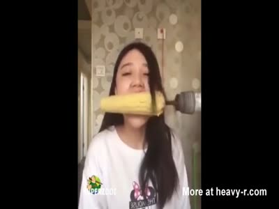 Whizzy reccomend Anal pussy corncob