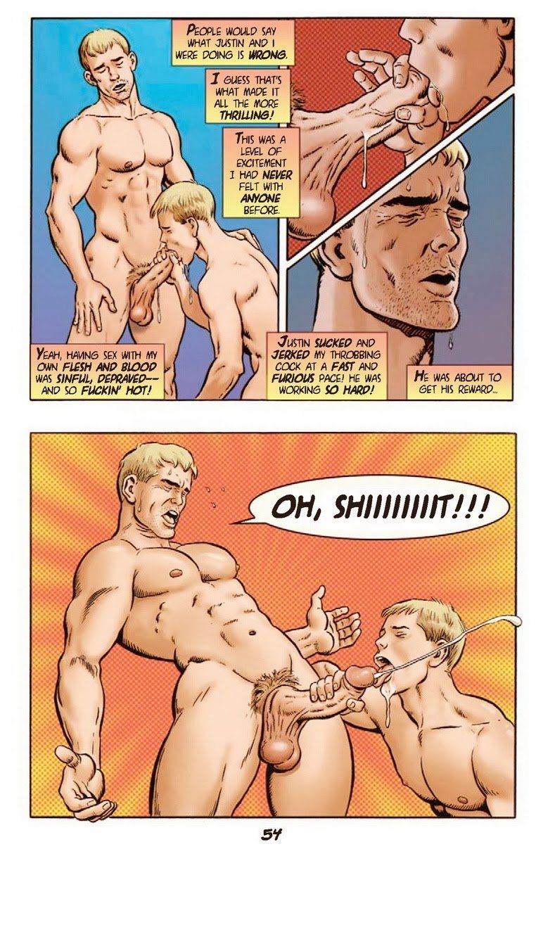 Gay dad son porn comics