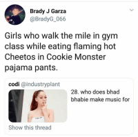 Sexy pussy iin cookie monster pajamas
