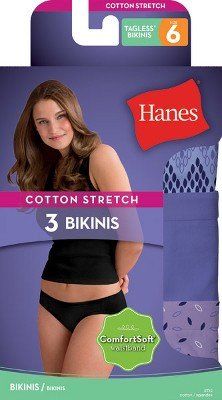 Drum reccomend Hanes her way comfort soft bikini
