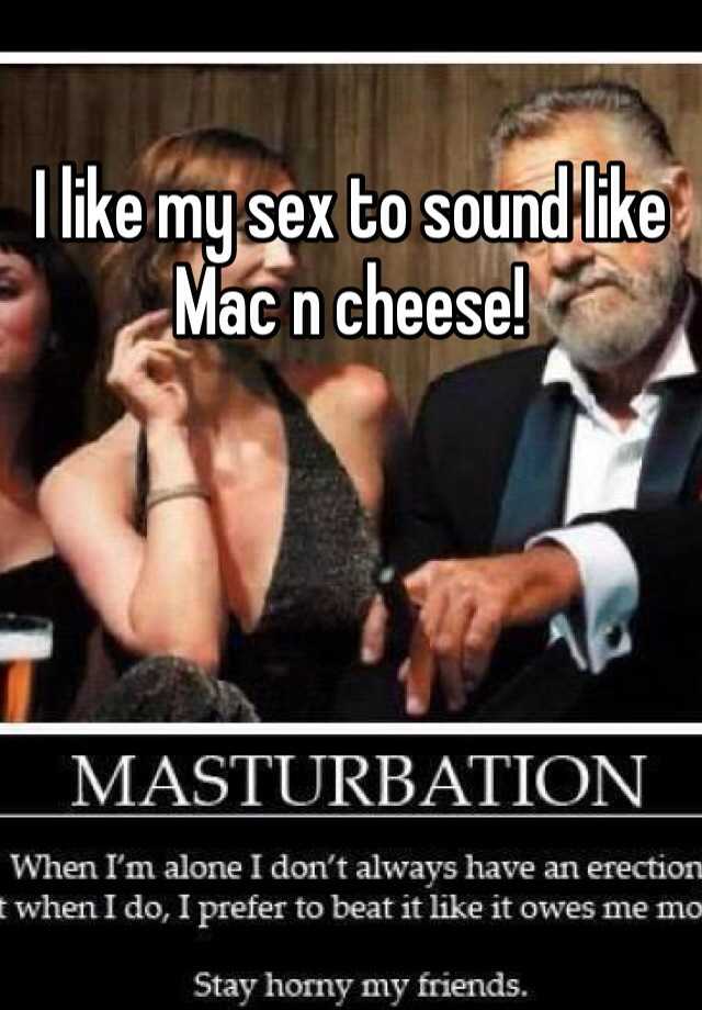 Sounds like sex