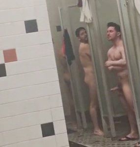 Canine reccomend Cute naked mens locker room