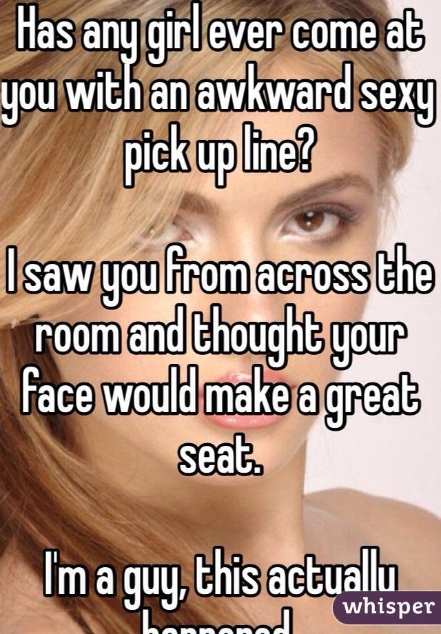 Sexy pick up lines for women