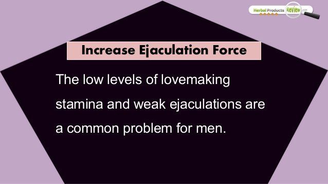 Redvine reccomend Ejaculation increase sperm