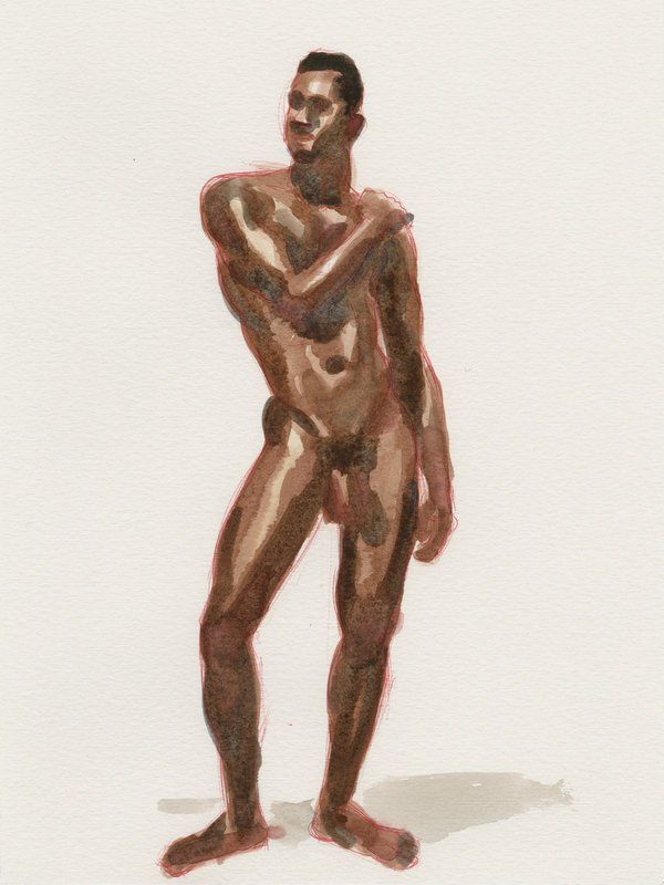 Drawing gay male nude painting sculpture