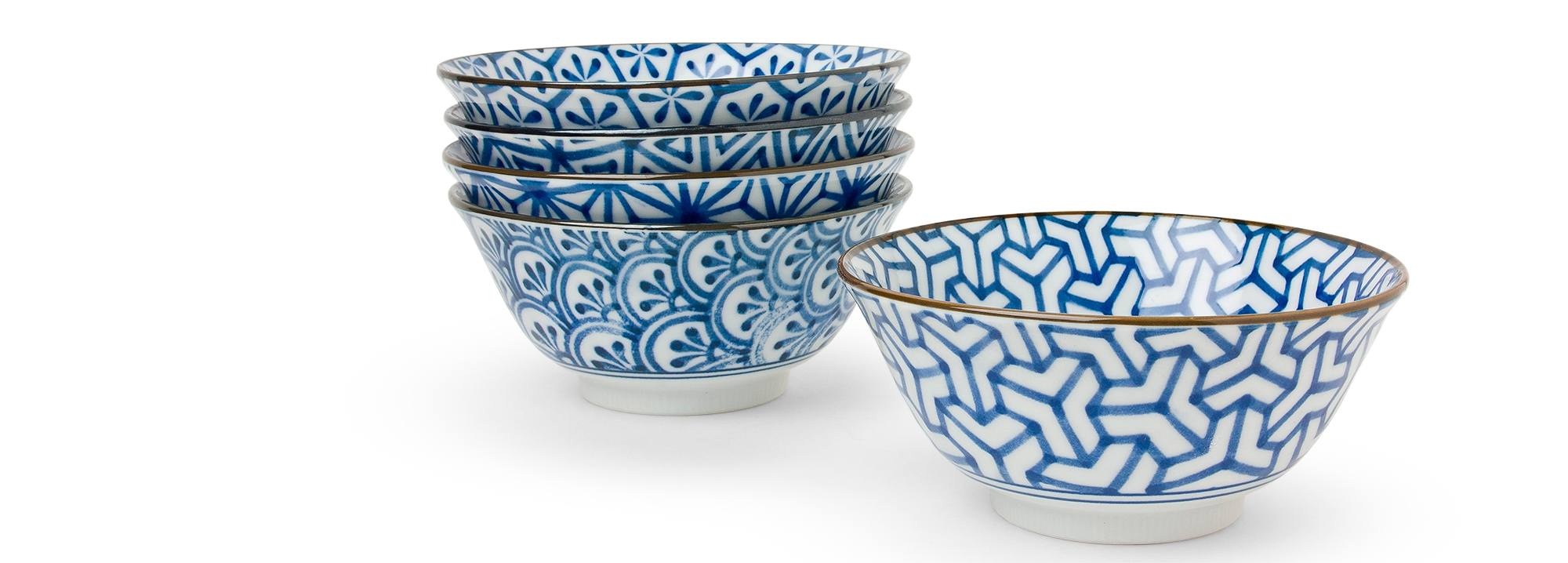 Asian plates bowls