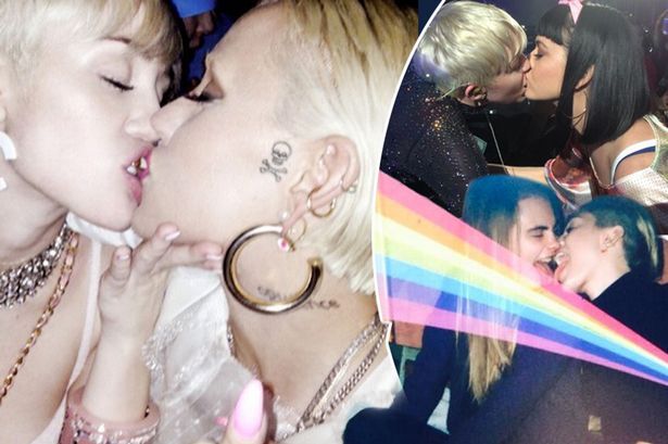 Miley cyrus lesbian photo shoot