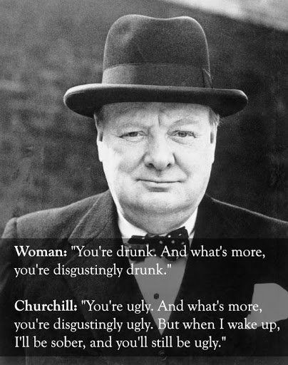 best of Churchill Funny phrases winston