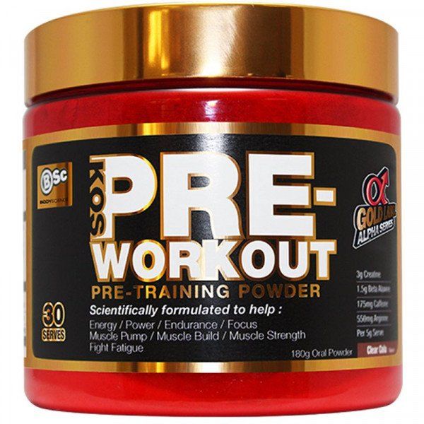 best of Pre-Workout Oral Amber