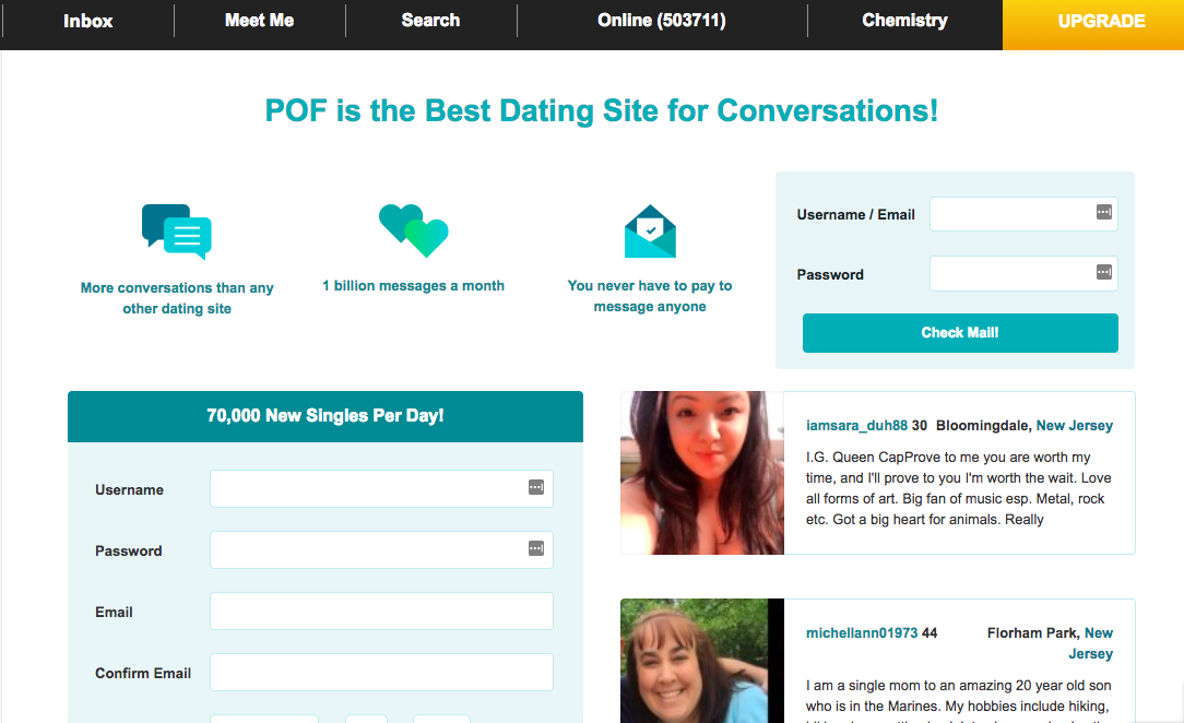 Does pof show how many times you view a profile