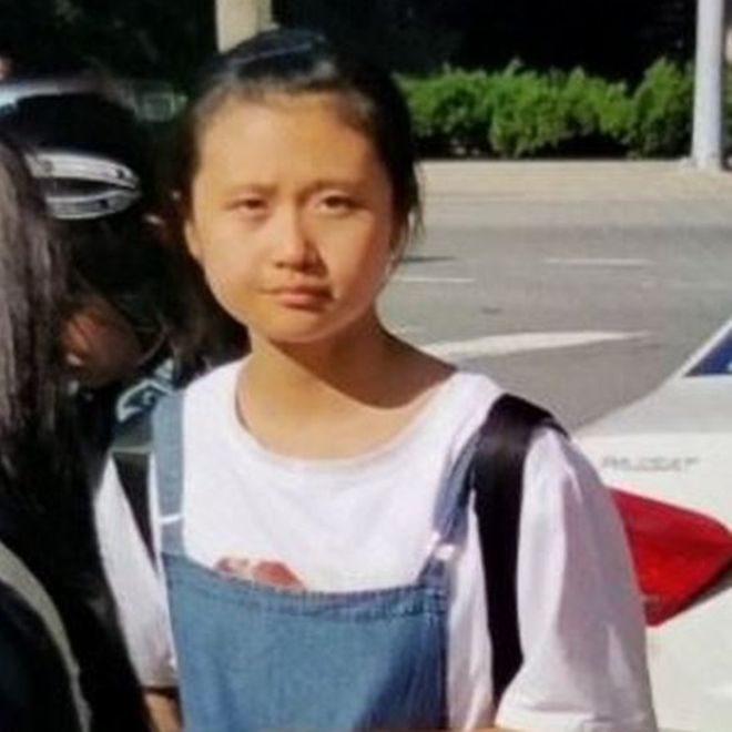 Asian girl captured