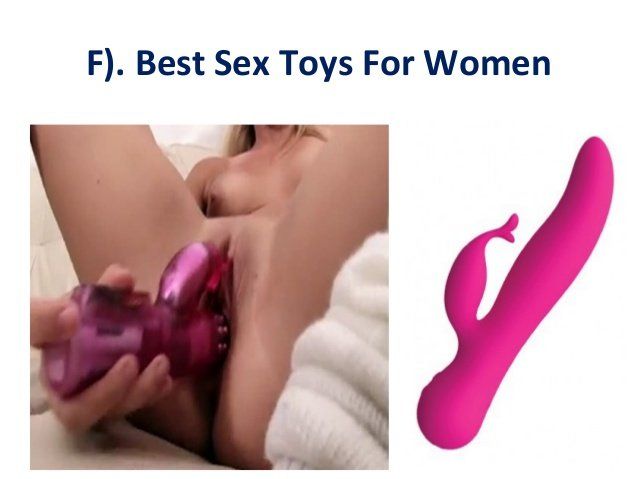 Women and sex toys