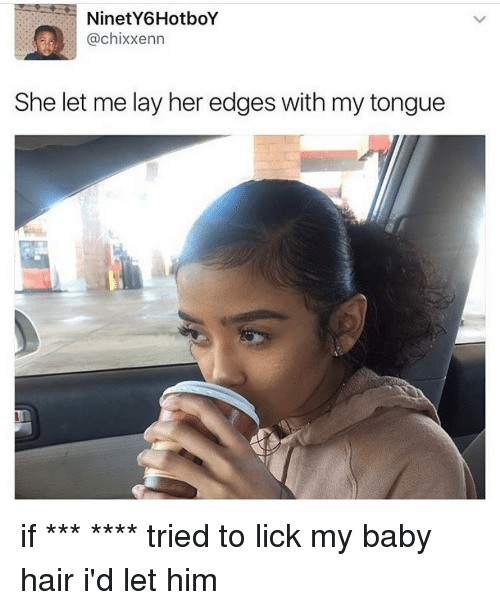 She let me lick her