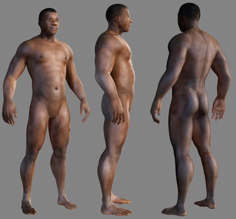 Fumble reccomend Naked black men standing