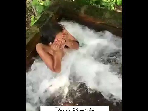 Nude bathing with boyfriend