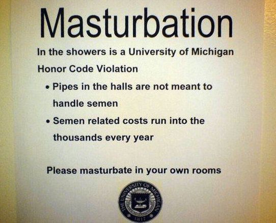 Dorm shower male masturbation