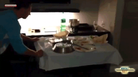 Jack off at the kitchen table gif
