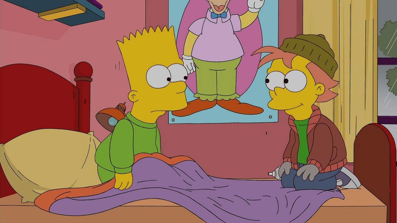 Simpsons bart and lisa suck