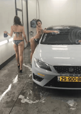 Ref recommend best of Animated carwash girl boobs on glass gif