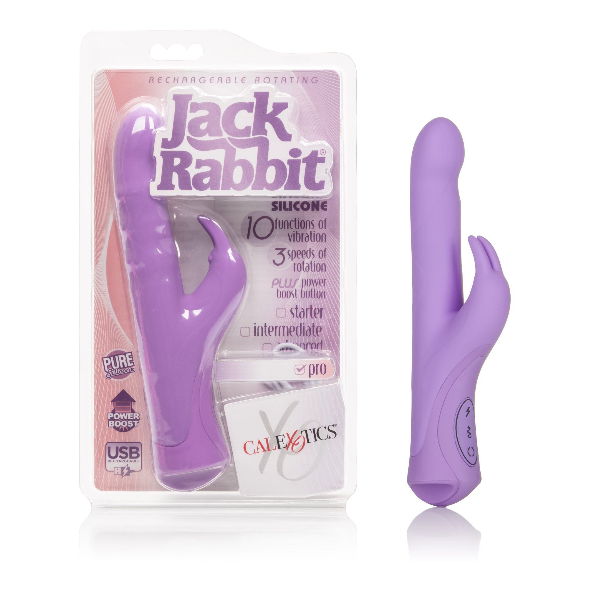 Purple rabbit jack vibrator picture