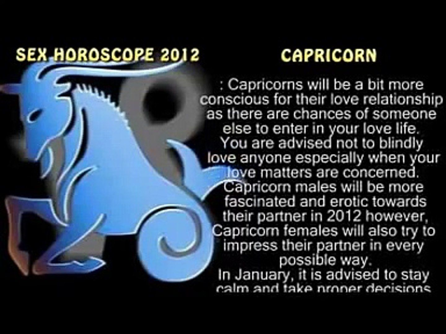 best of A capricorn with Sex