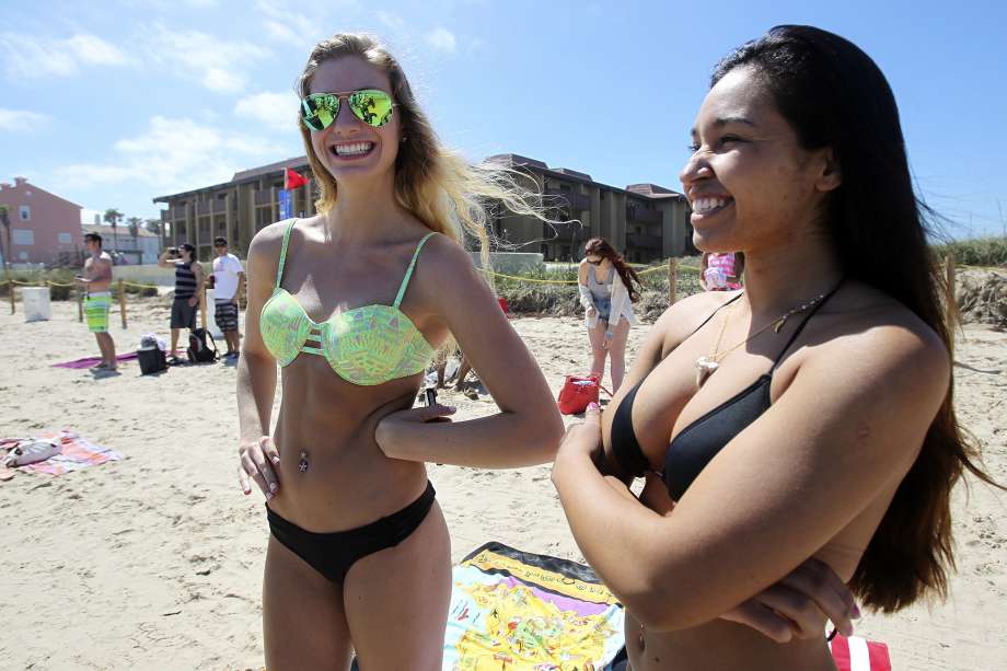 best of Contests break girls bikini College at spring