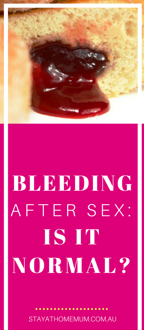 Blleding after sex