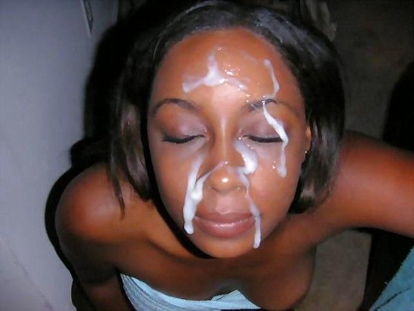 Champagne reccomend Sperm on black girls face