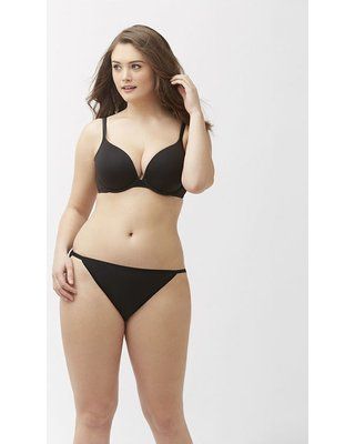 Nova reccomend Plus size black string bikini