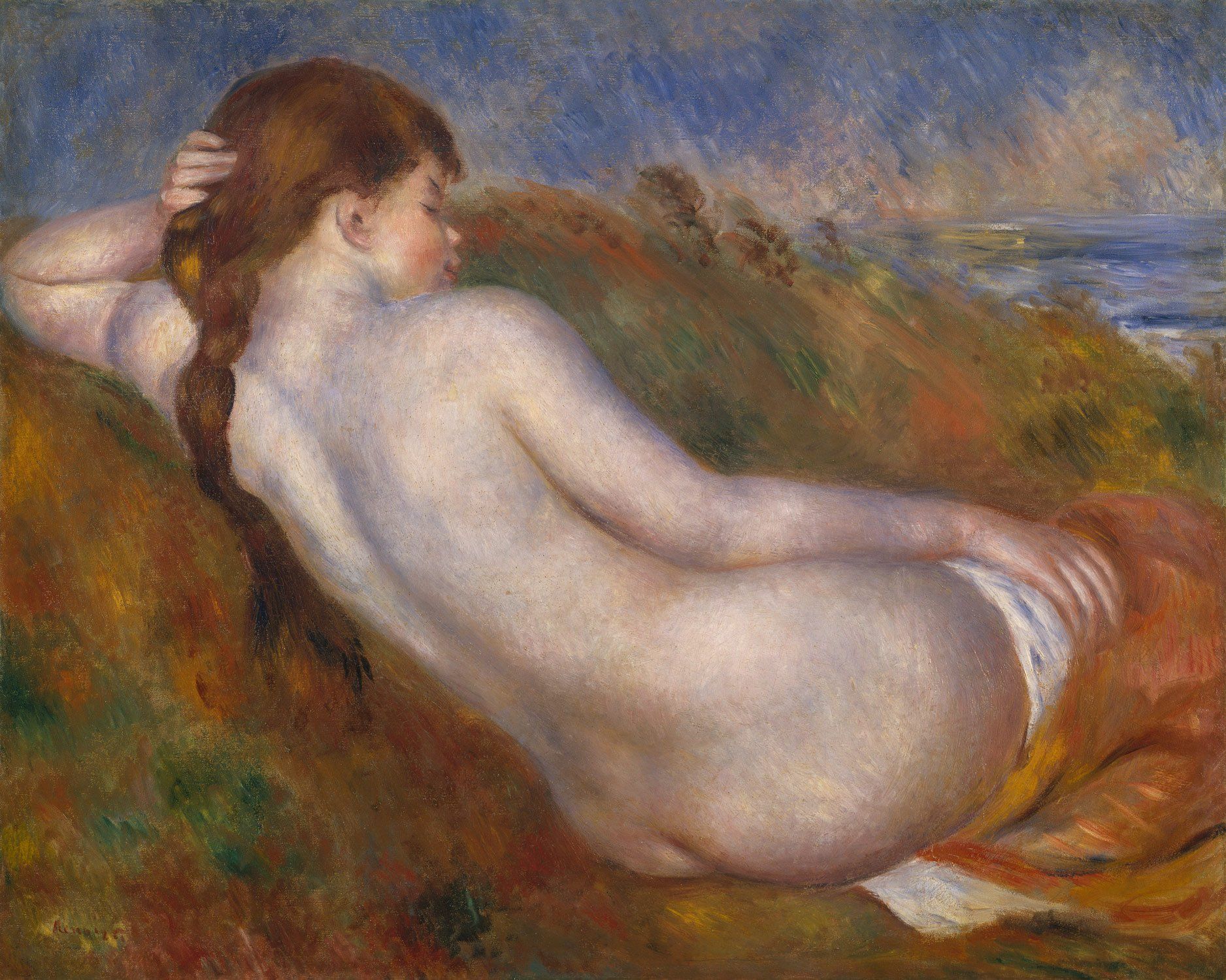Nudist paintings of the early 1900s