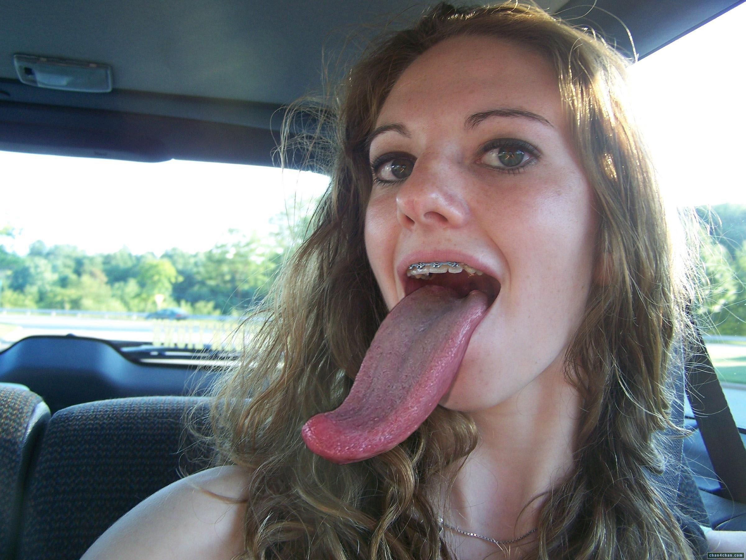 super long tongue hot girl porngif pics
