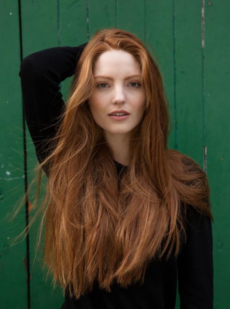 Beautiful girl redhead