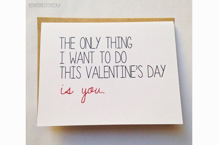 Erotic valentine post card