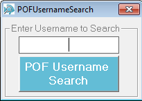 Pof search username search