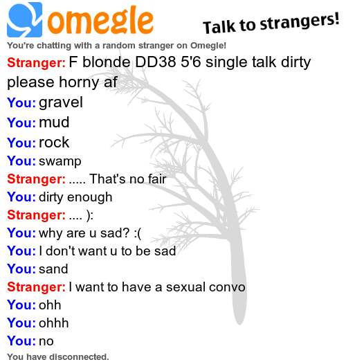 The S. reccomend Talk Dirty To Strangers