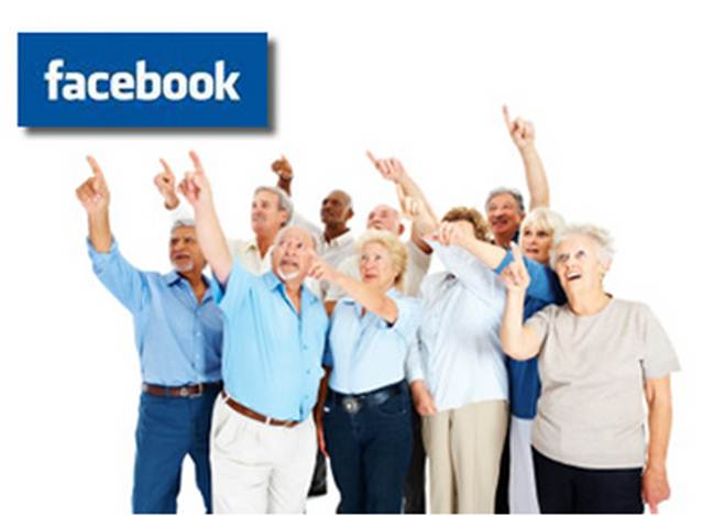 Older adults using facebook