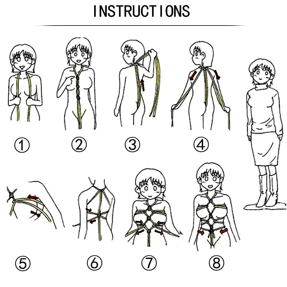 Bondage instructions rope
