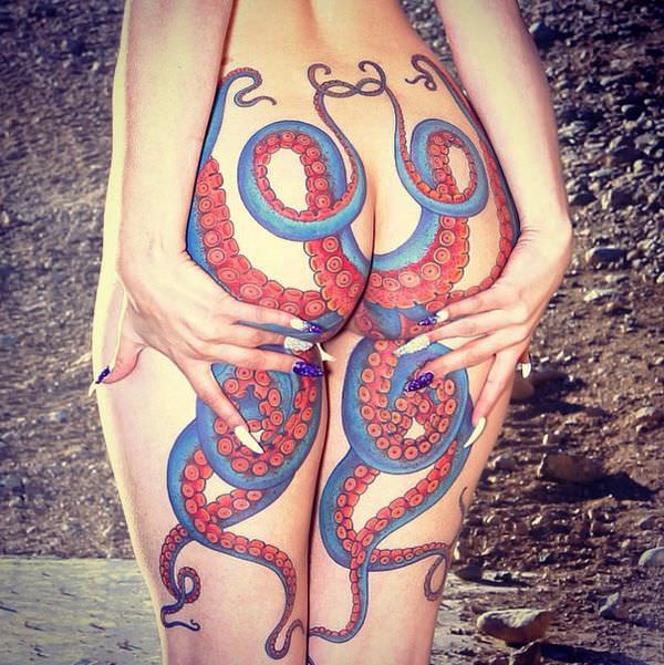 best of Pornstar Octopus tattoo